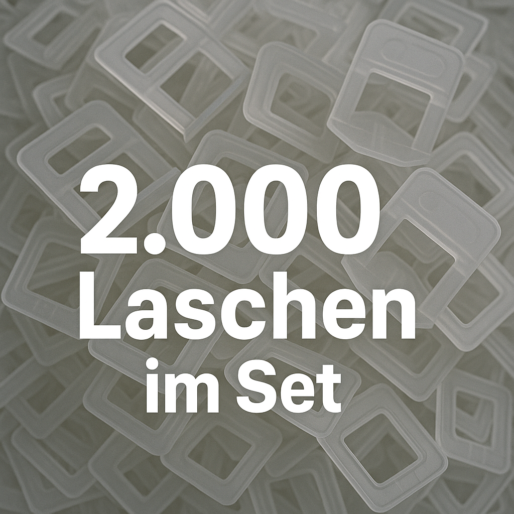 Laschen-Set 2000 Stück