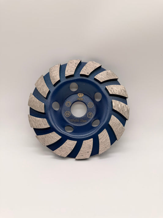 Diamantschleiftopf 125 mm Turbo